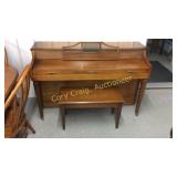 Baldwin Howard Organ With Bench