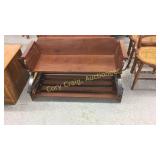 44" Wood Buggy Seat