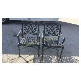 4 Wrought Iron Patio Chairs