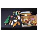 Assorted Wood Decorative Items