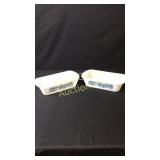 2 Currier & Ives Bread Pans
