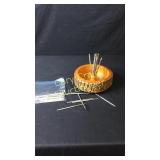 Ellwood Rustic Wear Nut Bowl With Tools