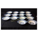 Currier & Ives Tabbed Soup/ Cereal Bowls