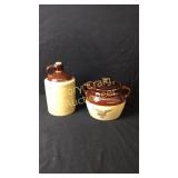 Stoneware Jug, Stoneware Cookie Jar
