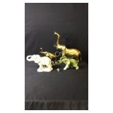 Assorted Elephants (1 Is Missing Leg)