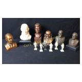 Assorted President Bust Statues, Soldier figurines