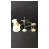 Black Sand Hourglass Timer,