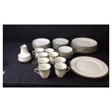 43 Piece Royal Limited Dynasty Black Dinner Set