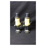 2 Cast Iron Mr. Peanut Banks