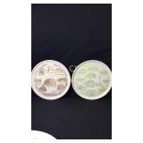 Monticello Illinois Cake Plate, Jamestown