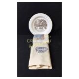 Currie & Ives Cloth Bag, Napkins, Ash Tray