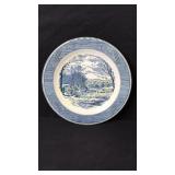 Currier & Ives 11 1/2" Plate