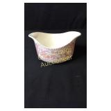 Pink Currier & Ives Gravy Boat