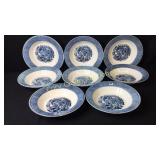 8 Currier & Ives Salad Bowls