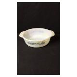 Currier & Ives Glasbake Casserole Dish