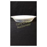 Currier & Ives Glasbake Casserole Divided Dish