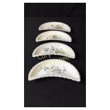 4 Bone China Dishes