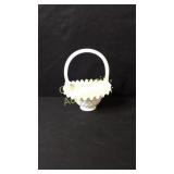 Fenton Milk Glass Basket