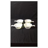 4 Currier & Ives Soup Bowls
