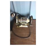 Task Force 6" Bench Grinder with Work Light