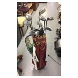 Golf Clubs and Bag