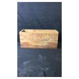 Wood Box with Advertising