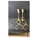 2 Antique Cobblers Cast Iron Shoe Repair Anvil