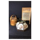 Currier & Ives Lamp Shade, Wash Board,