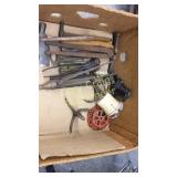 Peanut Bag, Rolling Pin, Hay Hooks, Matches Box,