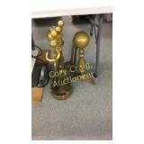 Ball End Fireplace Andirons, Fire Place Tools
