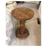 Antique oak fern stand