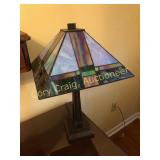 Stain glass table lamp