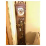 Colonial Curio-Clock with contents