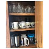All contents in kitchen cabinet