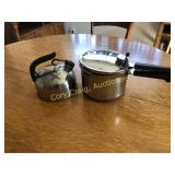 Revere ware tea pot and pressure cooker... NICE