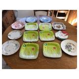 Snack plates and old collector plates