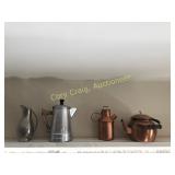 Copper & Aluminum kitchen items