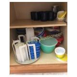 Tupperware and misc. kitchen items