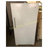 GE upright freezer with key