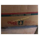 7’ artificial Christmas tree