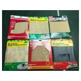 Assortment of sand paper