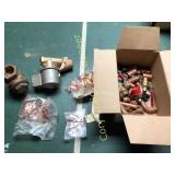 Assortment of Brass and Copper fittings