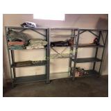 (3) section 4 shelf unit, comes with out contents