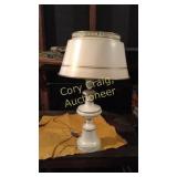 Metal Base With Metal Shade Table Lamp