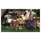 Salt And Pepper, Lighted Candles, Pictures, B