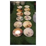 12 Hand Painted 6” Plates (Nippon, GERMANY &