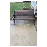 Cast Iron / Wood Park Bench