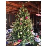 4.5’ pre lit Christmas tree, bought at Jeffrey