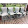 (4) matching patio bar stools