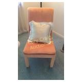 Pink High Back Chair